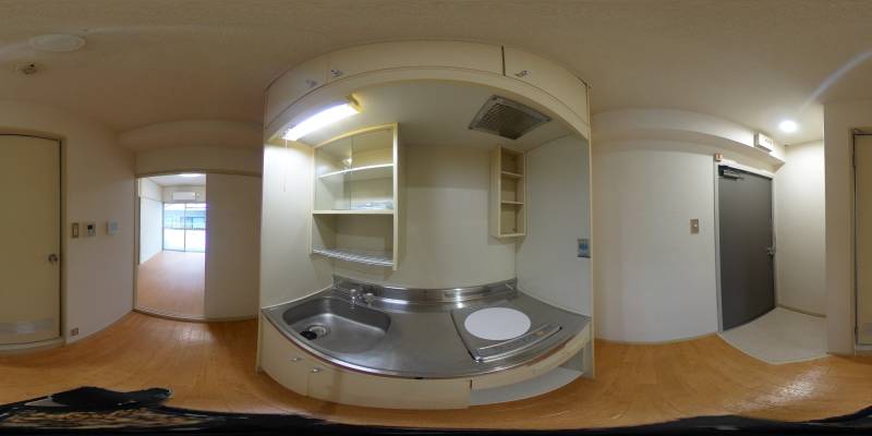 パノラマ画像キッチン