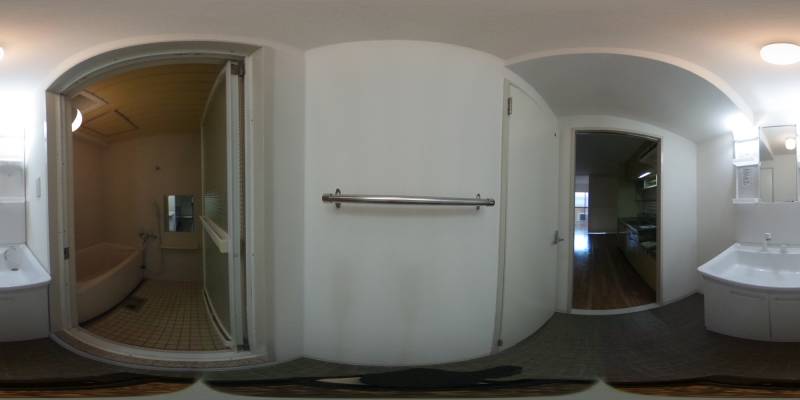 パノラマ画像バスルーム