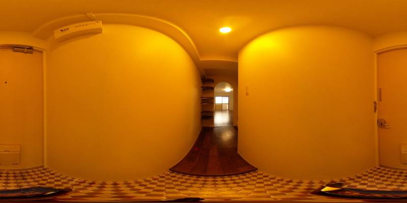 パノラマ画像玄関