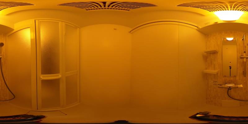 パノラマ画像バスルーム