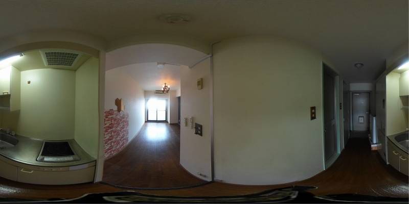 パノラマ画像キッチン