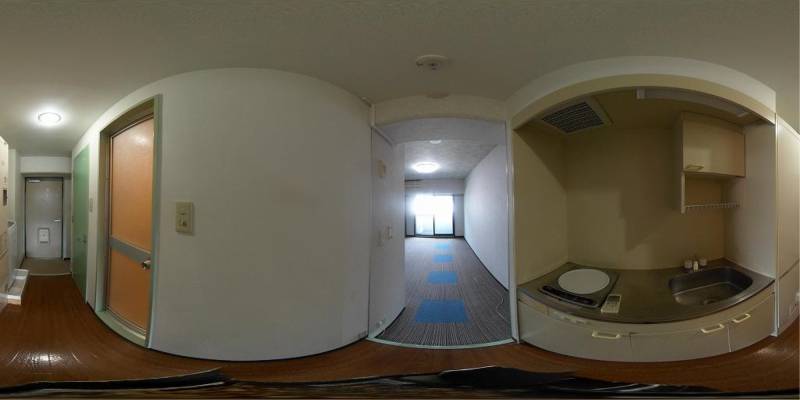 パノラマ画像キッチン