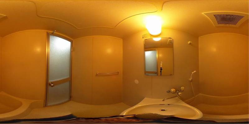 パノラマ画像バスルーム