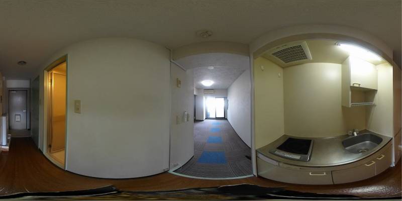 パノラマ画像キッチン