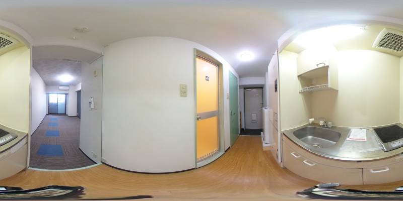 パノラマ画像キッチン