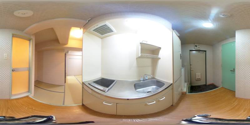 パノラマ画像キッチン