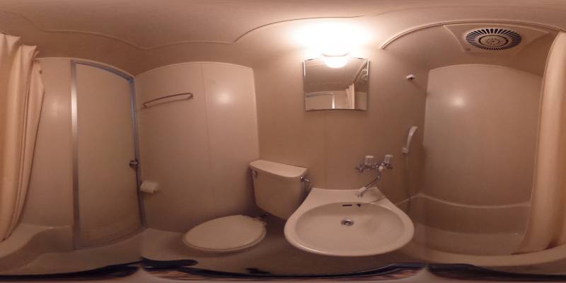 パノラマ画像バスルーム