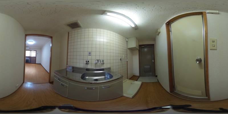 パノラマ画像キッチン