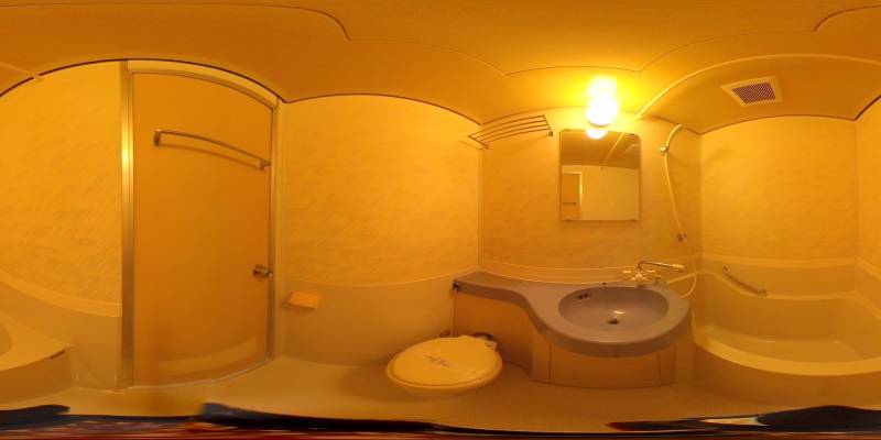 パノラマ画像バスルーム