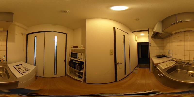 パノラマ画像キッチン