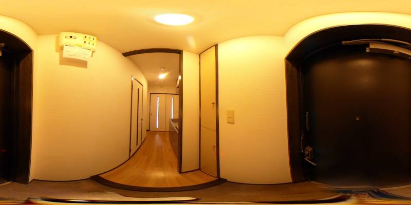 パノラマ画像玄関