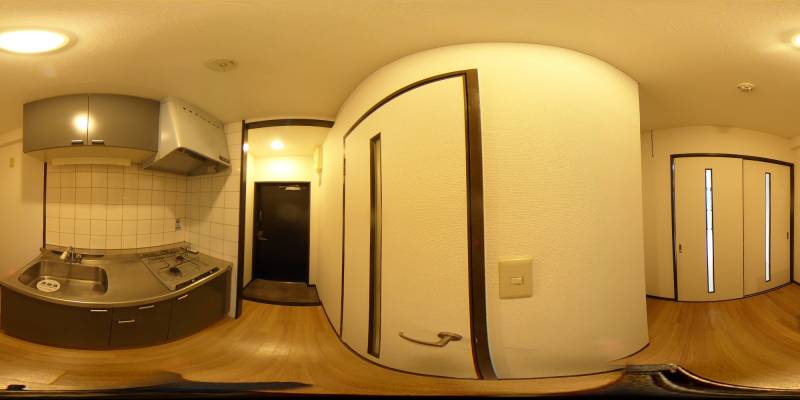 パノラマ画像キッチン