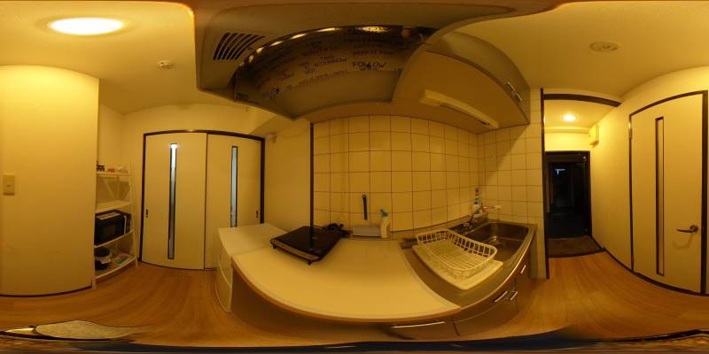 パノラマ画像キッチン