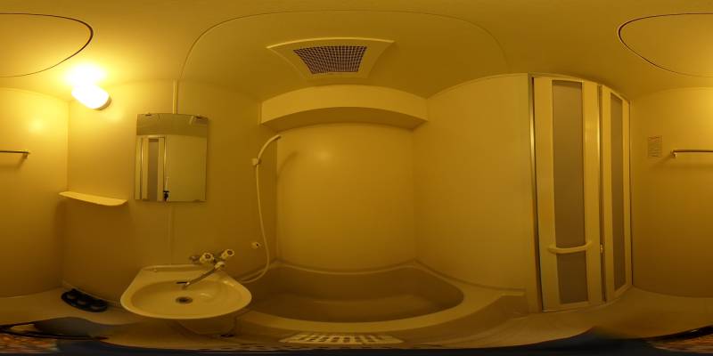 パノラマ画像バスルーム