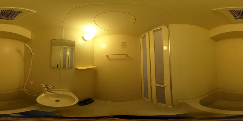 パノラマ画像バスルーム