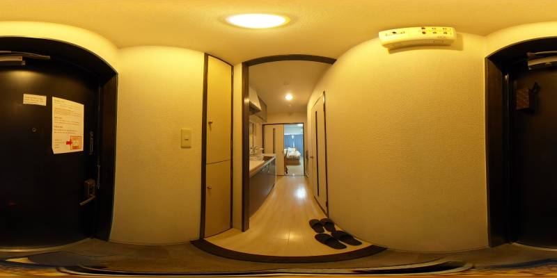 パノラマ画像玄関