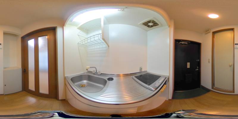 パノラマ画像キッチン