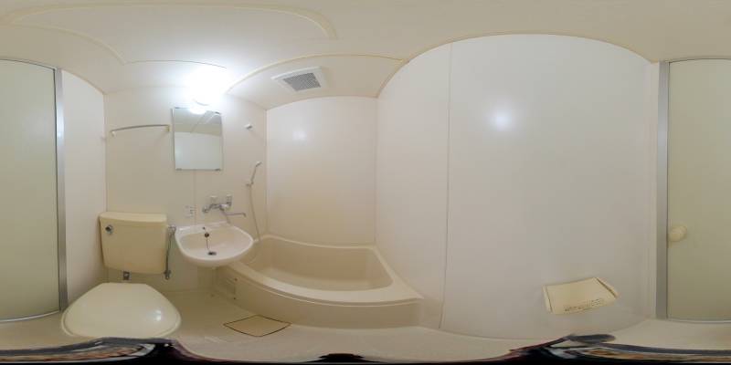 パノラマ画像バスルーム