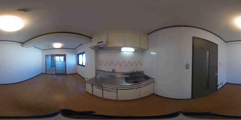 パノラマ画像キッチン