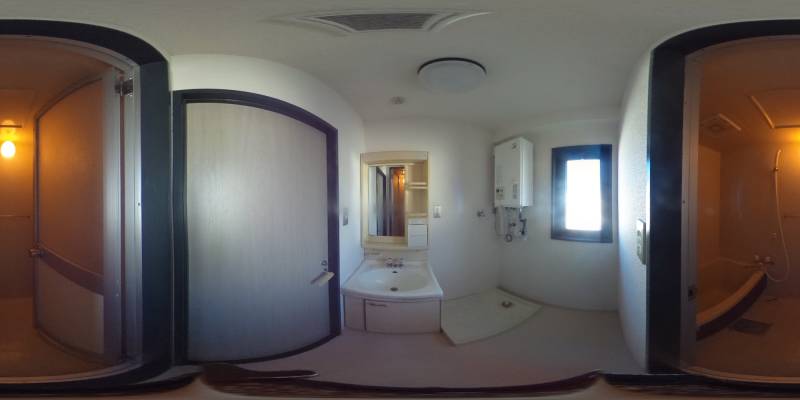 パノラマ画像洗面所