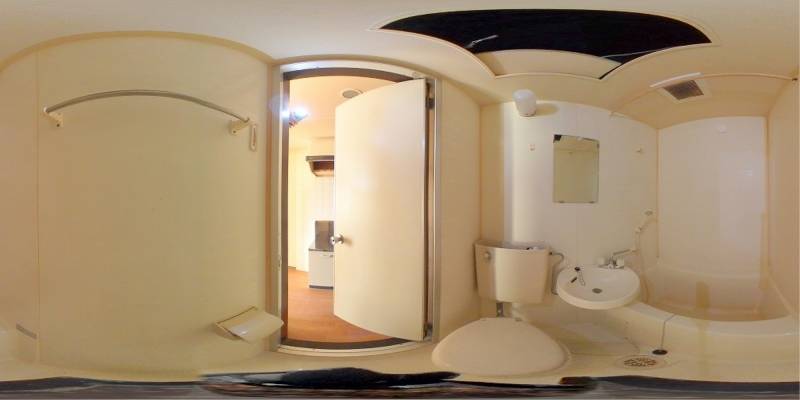 パノラマ画像バスルーム