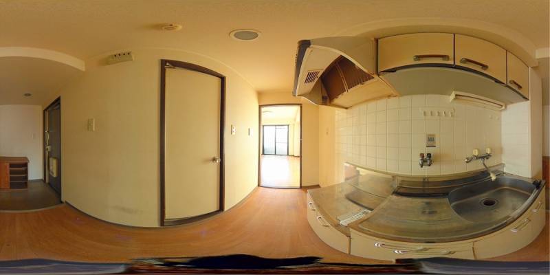 パノラマ画像キッチン