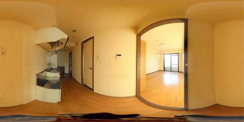 パノラマ画像キッチン