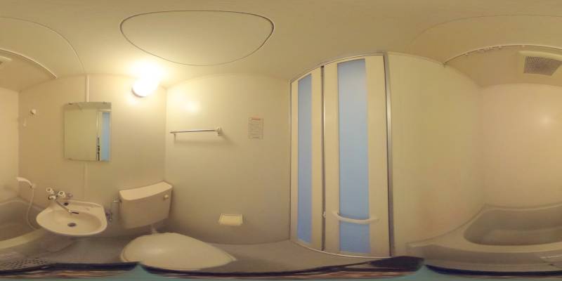 パノラマ画像バスルーム