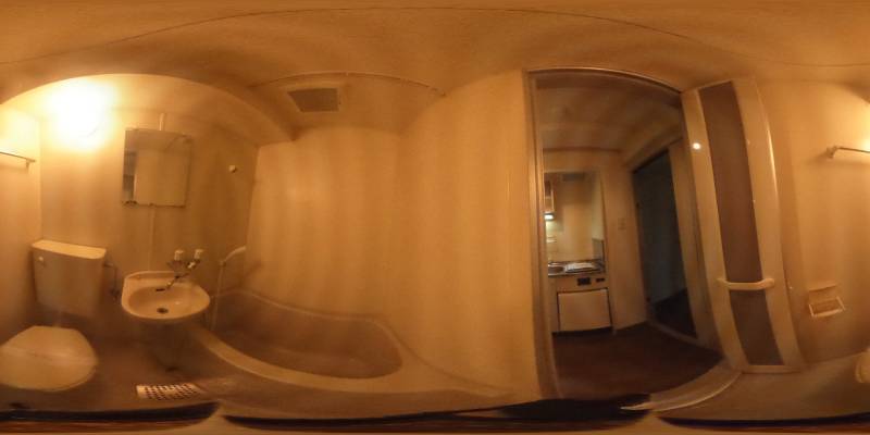 パノラマ画像バスルーム