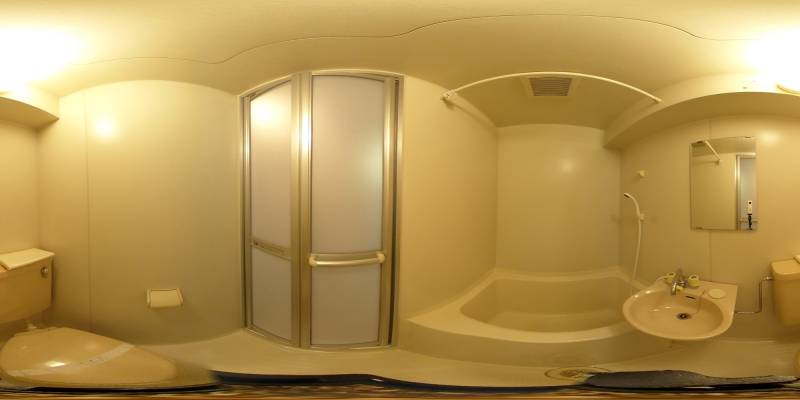 パノラマ画像バスルーム