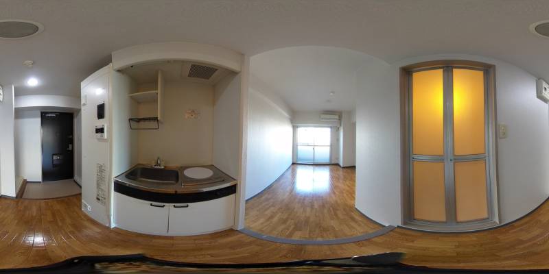 パノラマ画像キッチン