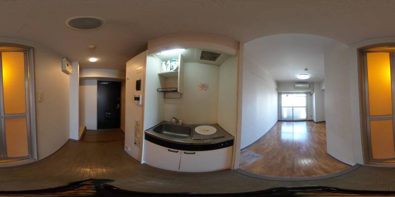 パノラマ画像キッチン