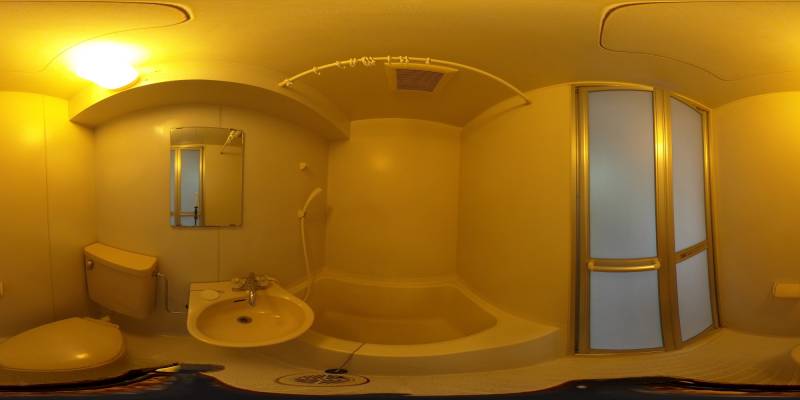 パノラマ画像バスルーム