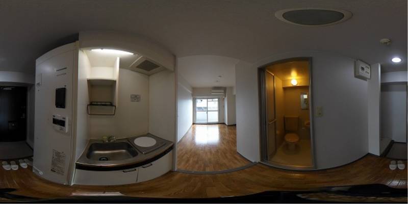 パノラマ画像キッチン