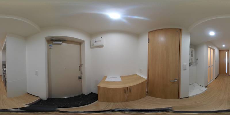 パノラマ画像玄関