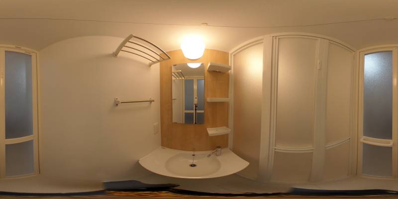 パノラマ画像洗面所