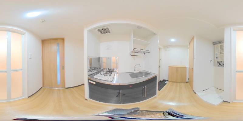 パノラマ画像キッチン