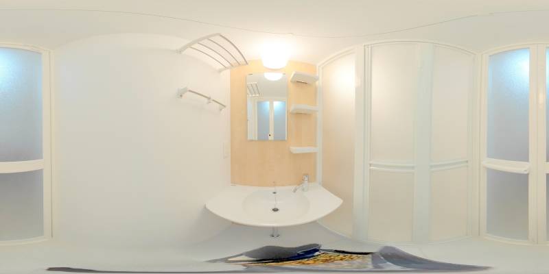 パノラマ画像洗面所