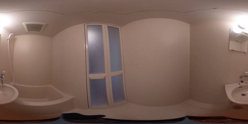 パノラマ画像バスルーム
