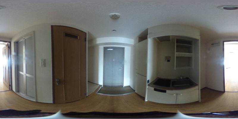 パノラマ画像キッチン