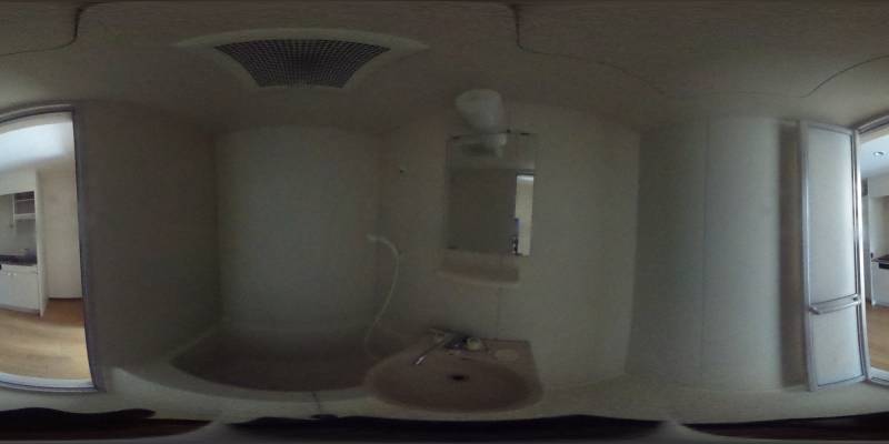 パノラマ画像バスルーム