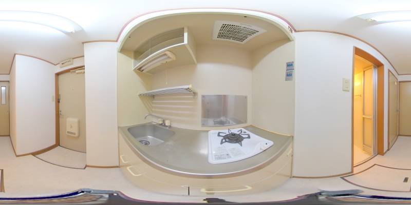 パノラマ画像キッチン