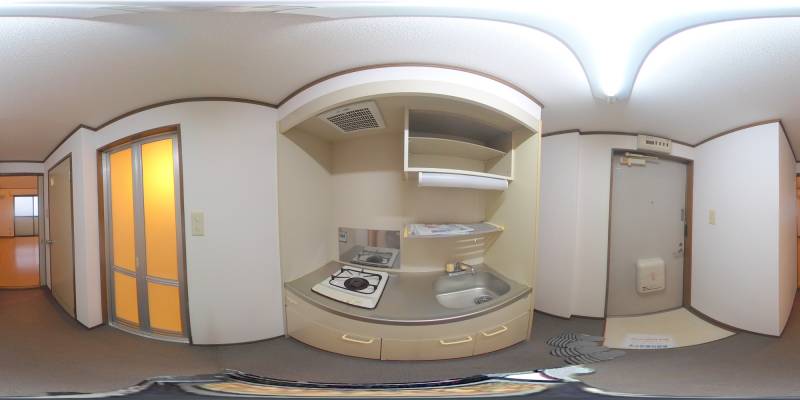 パノラマ画像キッチン