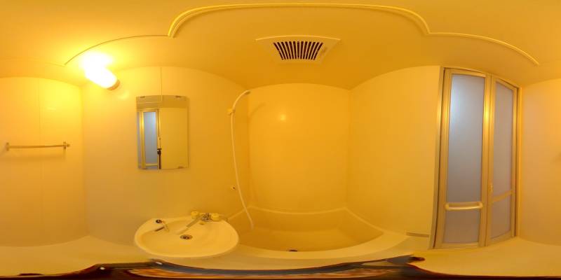 パノラマ画像バスルーム