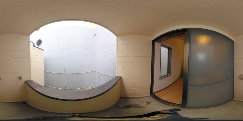 パノラマ画像バルコニー