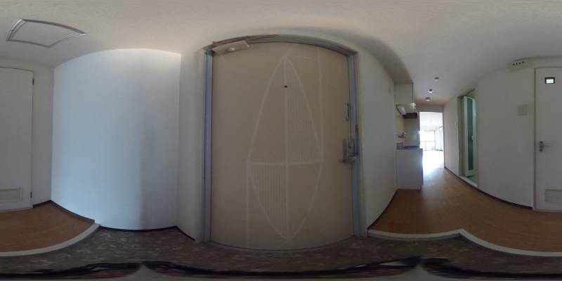 パノラマ画像玄関