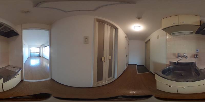 パノラマ画像キッチン