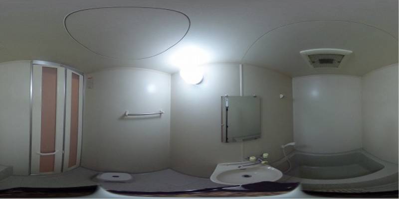 パノラマ画像バスルーム