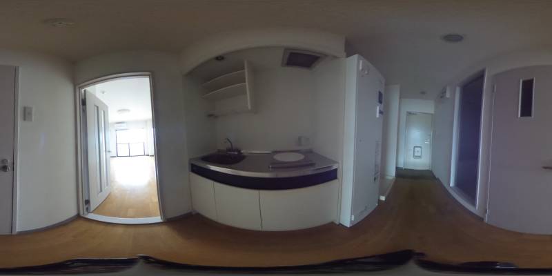 パノラマ画像キッチン