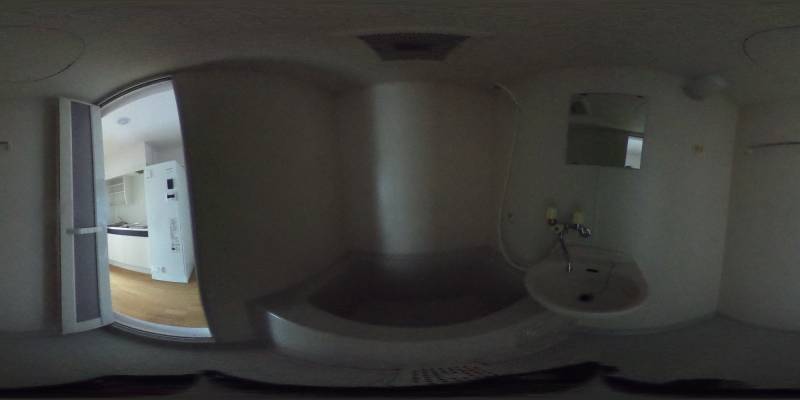 パノラマ画像バスルーム